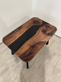 Стол журнальный прямоугольный дизайнерский лофт THETABLE 90х60 3.26/5.1