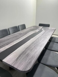 Стол кухонный обеденный прямоугольный дизайнерский лофт THETABLE RU 180х80 5.40/1.1