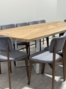 Стол кухонный обеденный евро дизайнерский лофт THETABLE RU 250х100 8.13/3.2 Стол кухонный обеденный евро дизайнерский лофт THETABLE RU 250х100 8.13/3.2