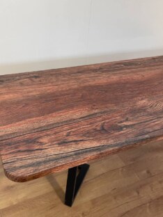 Стол письменный прямоугольный дизайнерский лофт THETABLE 140х80 1.10/1.1