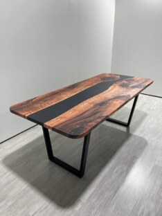 Стол кухонный обеденный прямоугольный дизайнерский лофт THETABLE RU 200х90 3.1/2.1 Стол кухонный обеденный прямоугольный дизайнерский лофт THETABLE RU 200х90 3.1/2.1