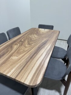 Стол кухонный обеденный прямоугольный дизайнерский лофт THETABLE RU 220х90 9.9/3.1 Стол кухонный обеденный прямоугольный дизайнерский лофт THETABLE RU 220х90 9.9/3.1