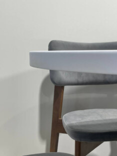 Стол кухонный обеденный овальный дизайнерский лофт THETABLE RU 140х80 2.23/2.1