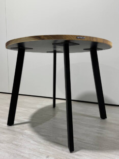 Стол кухонный обеденный круглый дизайнерский лофт THETABLE 100х32 9.2/4.1