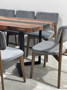 Стол кухонный обеденный прямоугольный дизайнерский лофт THETABLE RU 250х100 3.1/3.1 Стол кухонный обеденный прямоугольный дизайнерский лофт THETABLE RU 250х100 3.1/3.1