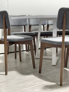 Стол кухонный обеденный прямоугольный дизайнерский лофт THETABLE RU 250х100 2.23/1.2