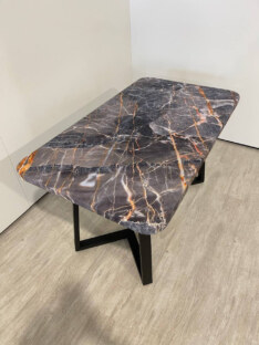 Стол кухонный обеденный прямоугольный дизайнерский лофт THETABLE RU 220х90 2.26/1.1