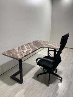 Стол компьютерный угловой дизайнерский лофт THETABLE RU 160х120 2.63/3.1 Стол компьютерный угловой дизайнерский лофт THETABLE RU 160х120 2.63/3.1