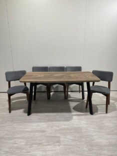 Стол кухонный обеденный дизайнерский лофт THETABLE RU 160х80 см 8.2/4.1