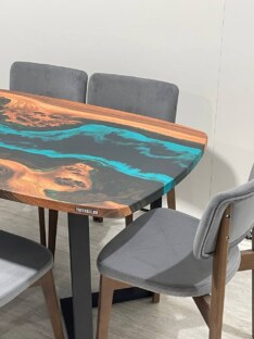 Стол кухонный обеденный евро дизайнерский лофт THETABLE RU 160х80 4.5/3.1