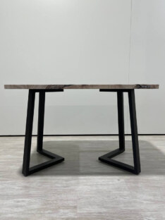Стол кухонный обеденный прямоугольный дизайнерский лофт THETABLE RU 120х80 3.30/1.1