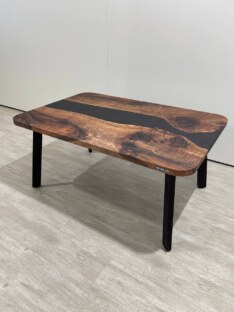 Стол журнальный прямоугольный дизайнерский лофт THETABLE RU 120х80 3.26/5.1