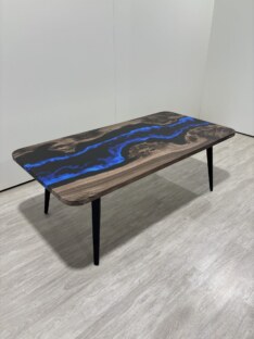 Стол журнальный прямоугольный дизайнерский лофт THETABLE RU 140х80 4.8/7.1