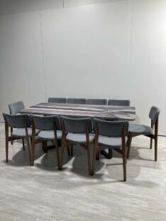 Стол кухонный обеденный прямоугольный дизайнерский лофт THETABLE RU 180х80 5.40/1.1