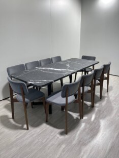 Стол кухонный обеденный прямоугольный дизайнерский лофт THETABLE RU 200х90 2.12.2/1.1