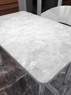 Стол кухонный обеденный прямоугольный дизайнерский лофт THETABLE RU 102х69 2.15/11.3