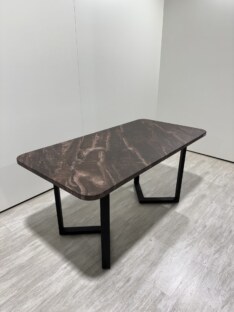 Стол кухонный обеденный прямоугольный дизайнерский лофт THETABLE RU 200х90 2.64/3.1