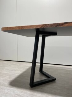 Стол кухонный обеденный прямоугольный дизайнерский лофт THETABLE RU 250х100 3.18/1.1
