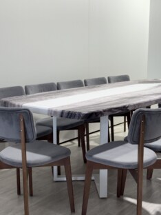 Стол кухонный обеденный евро дизайнерский лофт THETABLE RU 250х100 3.23/3.2