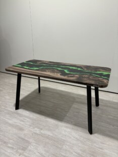 Стол кухонный обеденный прямоугольный дизайнерский лофт THETABLE RU 160х80 4.10/4.1