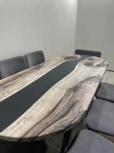 Стол кухонный обеденный овальный дизайнерский лофт THETABLE 180х80 3.30/2.1