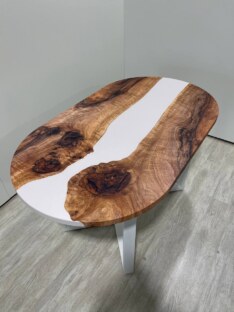 Стол кухонный обеденный овальный THETABLE RU 160х80 3.11/1.2