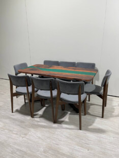 Стол кухонный обеденный прямоугольный дизайнерский лофт THETABLE RU 160х80 3.4/1.1 Стол кухонный обеденный прямоугольный дизайнерский лофт THETABLE RU 160х80 3.4/1.1