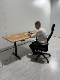 Стол компьютерный с подъемным механизмом дизайнерский лофт THETABLE RU 180х80 8.13/14.1