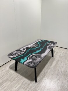 Стол журнальный прямоугольный дизайнерский лофт THETABLE RU 120х80 4.18/5.1