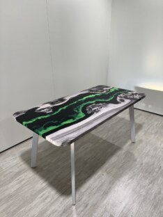 Стол кухонный обеденный прямоугольный дизайнерский лофт THETABLE RU 160х80 4.19/4.2