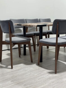 Стол кухонный обеденный прямоугольный дизайнерский лофт THETABLE RU 102х69 2.71/11.1