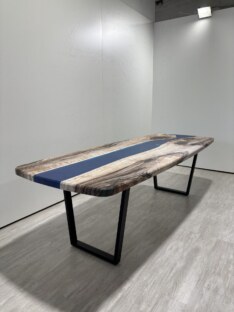 Стол кухонный обеденный евро дизайнерский лофт THETABLE RU 250х100 3.32/2.1