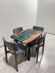 Стол кухонный обеденный евро дизайнерский лофт THETABLE RU 102х69 4.5/11.1