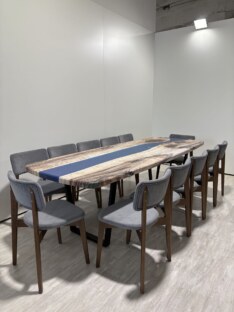 Стол кухонный обеденный евро дизайнерский лофт THETABLE RU 250х100 3.32/2.1