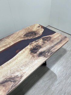 Стол кухонный обеденный прямоугольный дизайнерский лофт THETABLE RU 250х100 3.19/1.1