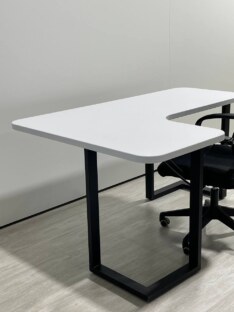 Стол письменный угловой дизайнерский лофт THETABLE RU 160х110 2.23/3.1