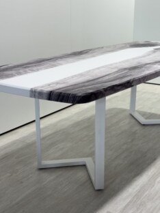 Стол кухонный обеденный евро дизайнерский лофт THETABLE RU 250х100 3.23/3.2