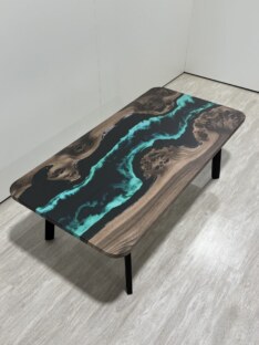 Стол журнальный прямоугольный дизайнерский лофт THETABLE RU 120х80 4.9/5.1