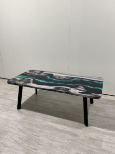 Стол журнальный прямоугольный дизайнерский лофт THETABLE RU 120х80 4.18/5.1