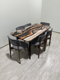 Стол кухонный обеденный прямоугольный дизайнерский лофт THETABLE RU 140х80 4.15/6.1 Стол кухонный обеденный прямоугольный дизайнерский лофт THETABLE RU 140х80 4.15/6.1