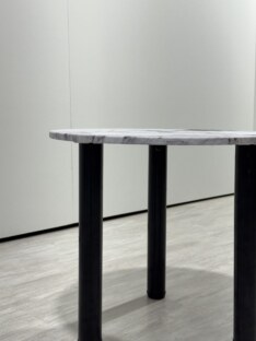 Стол журнальный круглый дизайнерский лофт THETABLE RU 60х16 7.4/12.1-3