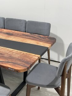 Стол кухонный обеденный прямоугольный дизайнерский лофт THETABLE RU 250х100 3.12/2.1 Стол кухонный обеденный прямоугольный дизайнерский лофт THETABLE RU 250х100 3.12/2.1