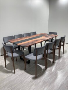 Стол кухонный обеденный прямоугольный дизайнерский лофт THETABLE RU 200х90 3.1/2.1 Стол кухонный обеденный прямоугольный дизайнерский лофт THETABLE RU 200х90 3.1/2.1