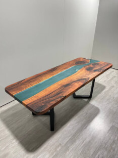 Стол кухонный обеденный прямоугольный дизайнерский лофт THETABLE RU 250х100 3.48/3.1