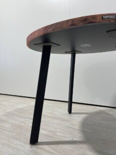 Стол кухонный обеденный круглый дизайнерский лофт THETABLE RU 80х32 3.14/4.1