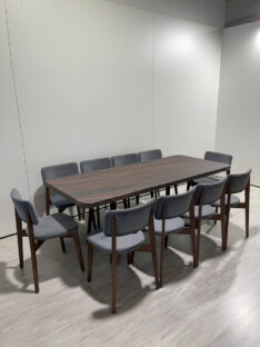 Стол кухонный обеденный прямоугольный дизайнерский лофт THETABLE RU 120х80 6.4/1.1