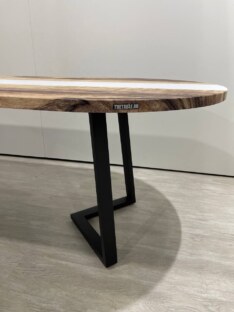 Стол кухонный обеденный овальный дизайнерский лофт THETABLE RU 250х100 3.22/1.1 Стол кухонный обеденный овальный дизайнерский лофт THETABLE RU 250х100 3.22/1.1