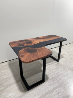 Стол компьютерный угловой дизайнерский лофт THETABLE RU 150х100 3.1/3.1