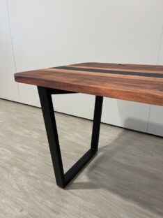 Стол письменный прямоугольный дизайнерский лофт THETABLE 160х80 5.8/2.1