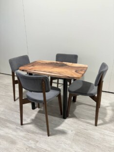 Стол кухонный обеденный евро дизайнерский лофт THETABLE RU 102х69 12.5/11.1